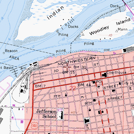 Topographic Map of Humboldt Cultural Center, CA