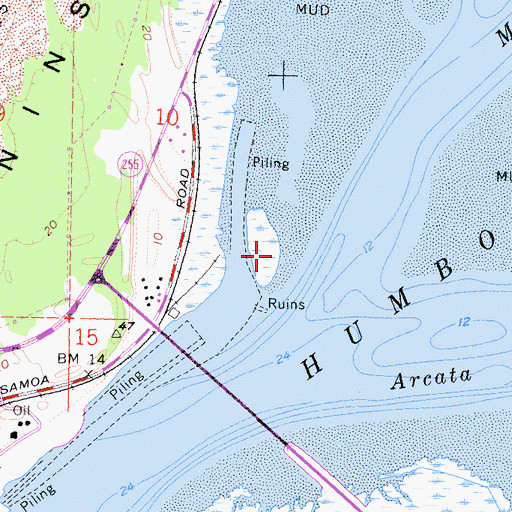Topographic Map of West Point, CA