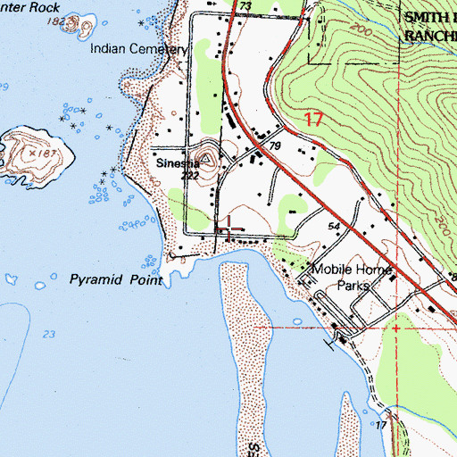 Topographic Map of Khoonkhwuttunne (historical), CA