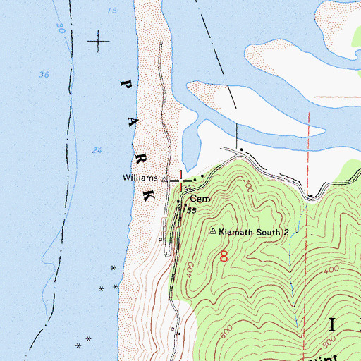 Topographic Map of Khwunrghunme (historical), CA