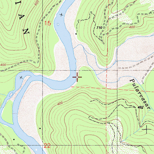 Topographic Map of Erner (historical), CA