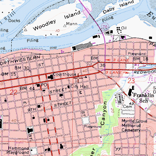 Topographic Map of Kingdom Hall of Jehovahs Witnesses, CA