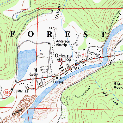 Topographic Map of Panamenik (historical), CA