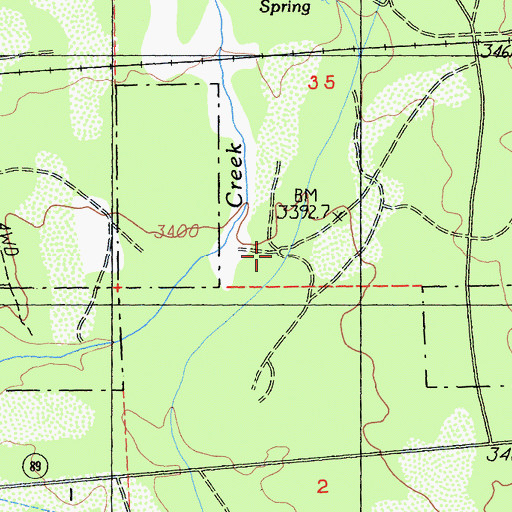 Topographic Map of Esperanza (historical), CA