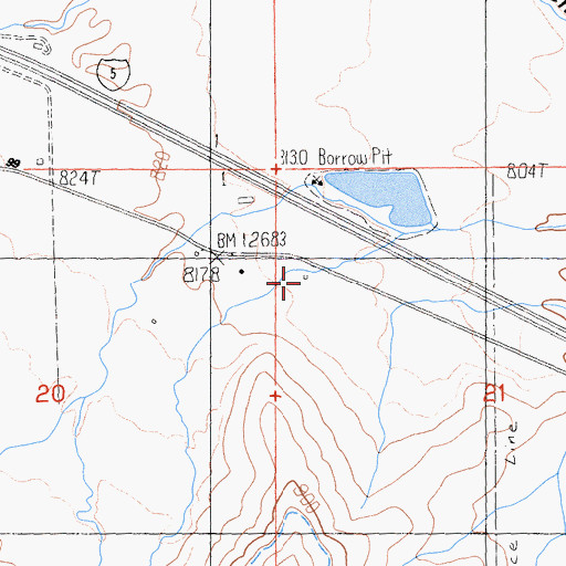 Topographic Map of Vineland School (historical), CA