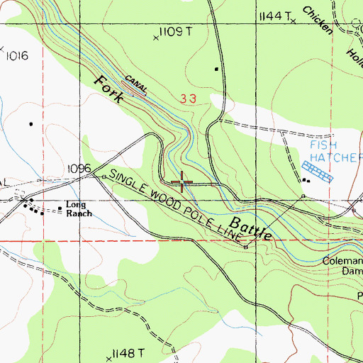 Topographic Map of Macam School (historical), CA