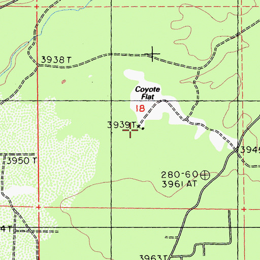 Topographic Map of Fillmore Ranch, CA