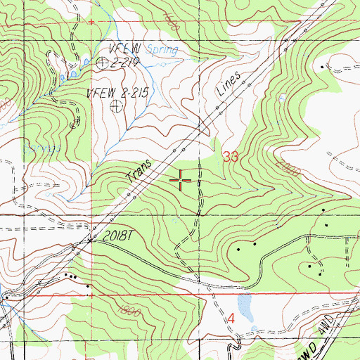 Topographic Map of Kenyon School (historical), CA