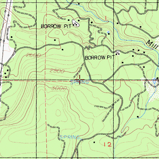 Topographic Map of Phillips School (historical), CA