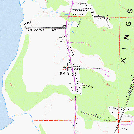 Topographic Map of Lake Earl School (historical), CA