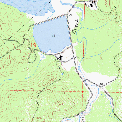Topographic Map of Peugh Ranch (historical), CA