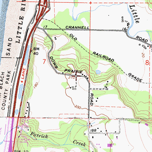 Topographic Map of Reimann Ranch, CA