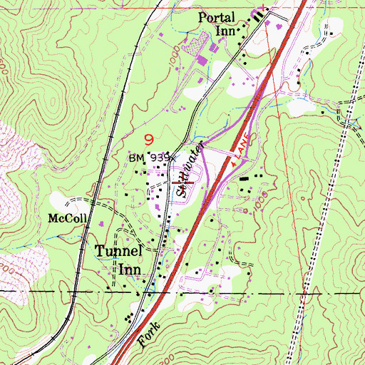 Topographic Map of Bayha (historical), CA