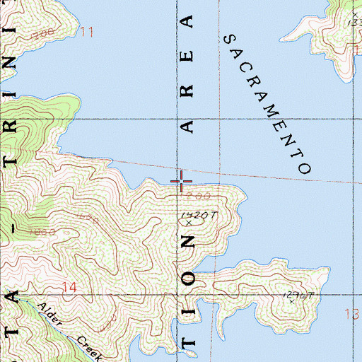 Topographic Map of Elmore (historical), CA