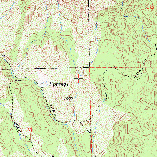 Topographic Map of Fitzpatrick (historical), CA