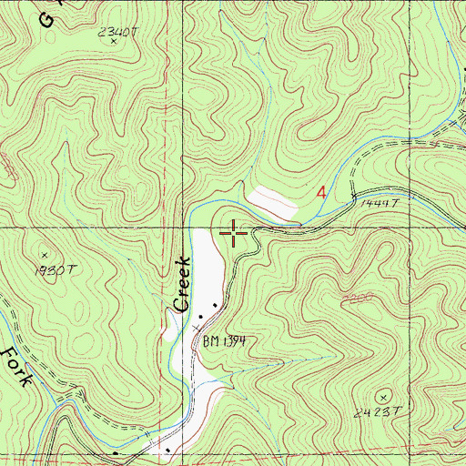Topographic Map of Kelly (historical), CA