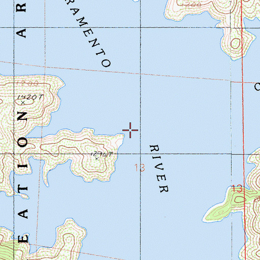 Topographic Map of Mabel (historical), CA