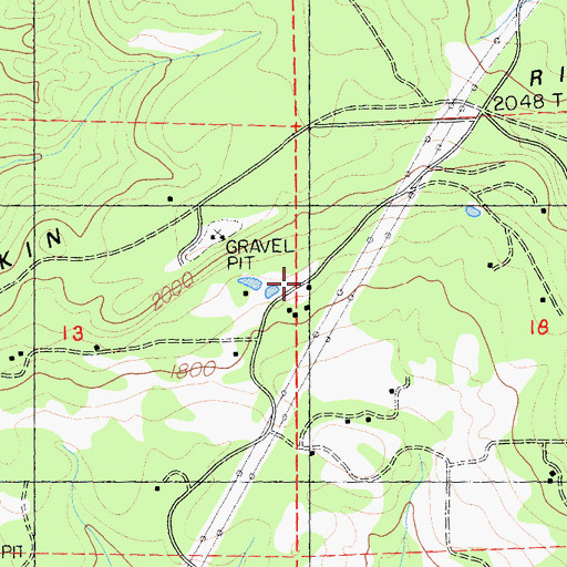 Topographic Map of Osborne, CA