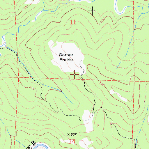 Topographic Map of Conner Ranch (historical), CA