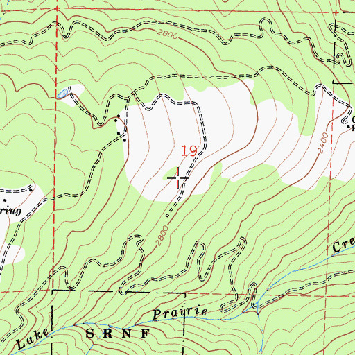 Topographic Map of Kerr Ranch (historical), CA