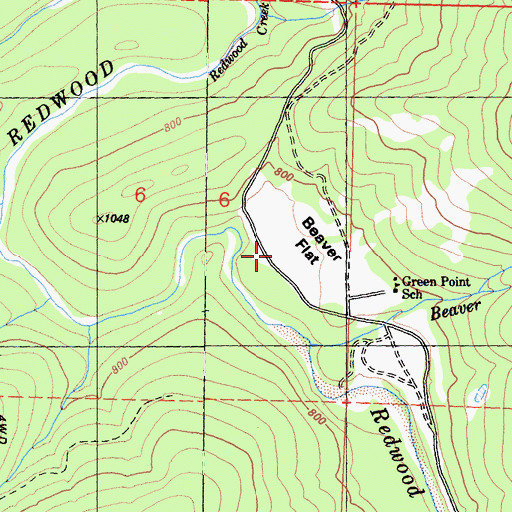 Topographic Map of Pond Ranch (historical), CA