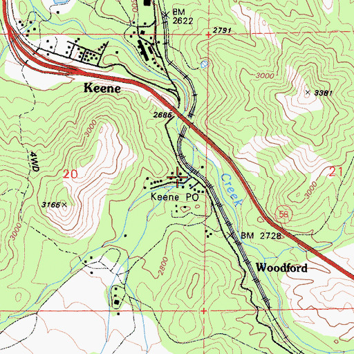 Topographic Map of El Rita, CA