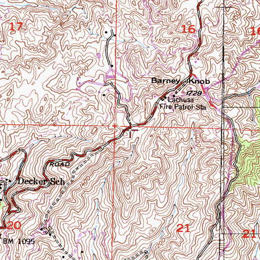 Topographic Map of Lechuza Patrol Station (historical), CA