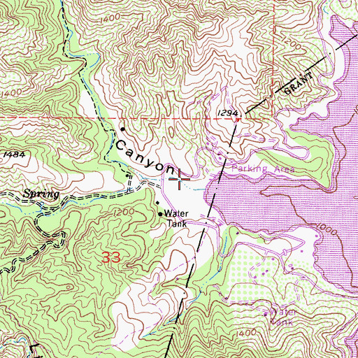 Topographic Map of Rancho Del Rey (historical), CA