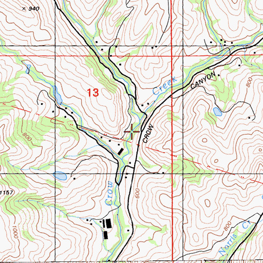 Topographic Map of Brookshire, CA