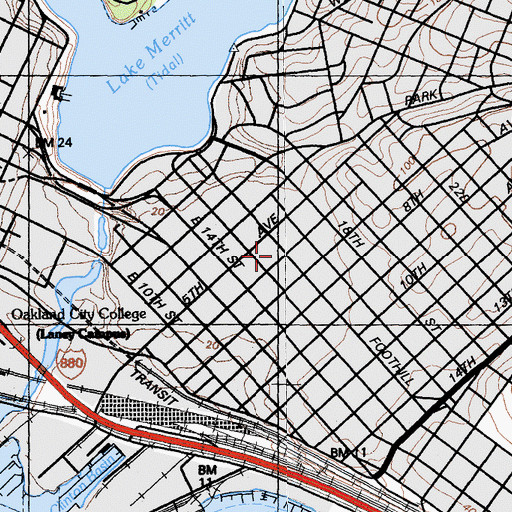 Topographic Map of Clinton (historical), CA