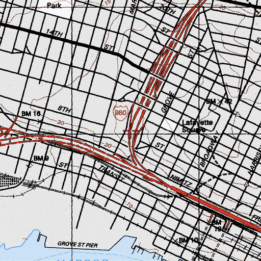 Topographic Map of Greek Orthodox Church of the Assumption (historical), CA