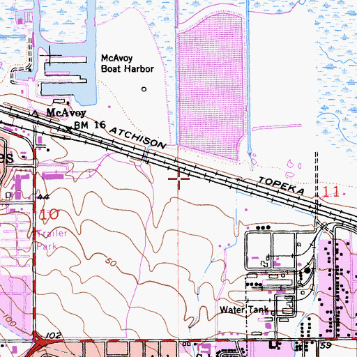 Topographic Map of Ambrose (historical), CA