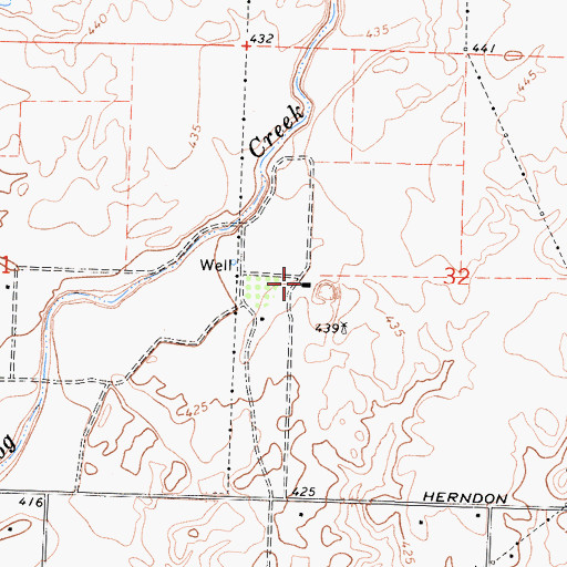 Topographic Map of McLaglen Ranch, CA