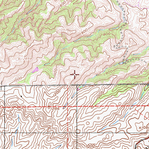 Topographic Map of Valle De San Jose, CA