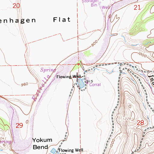 Topographic Map of Varnum Ranch, CA