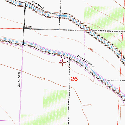 Topographic Map of Arkelo Ranch, CA