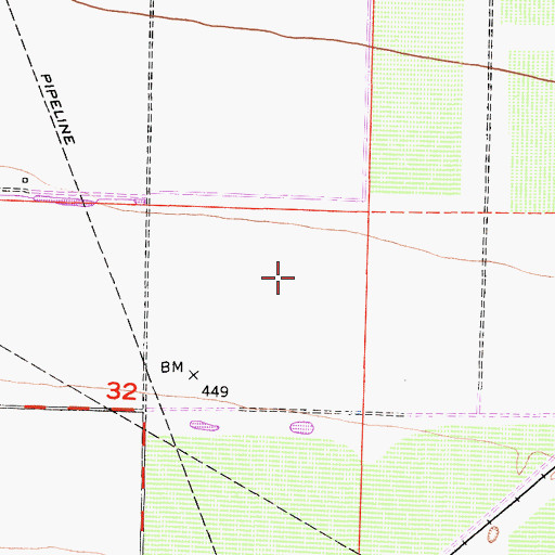 Topographic Map of Gardner Field (historical), CA
