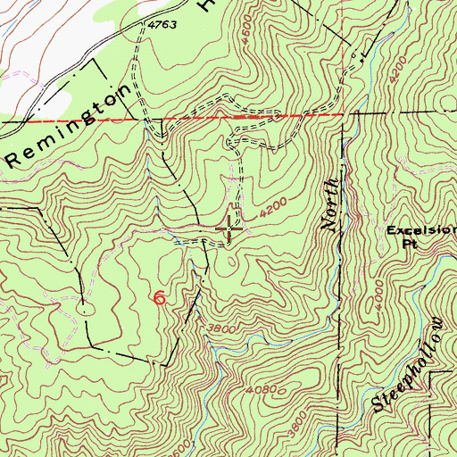Topographic Map of Democrat (historical), CA