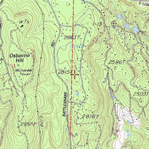 Topographic Map of Highland Park, CA