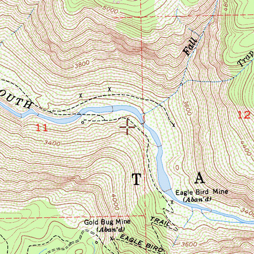 Topographic Map of Maybert (historical), CA