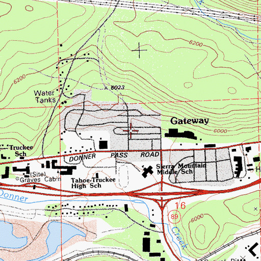 Topographic Map of Meadow Lake Park, CA