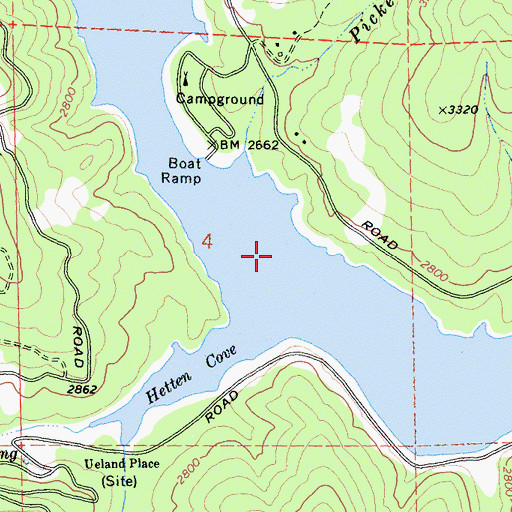 Topographic Map of Mad River Ranger Station (historical), CA