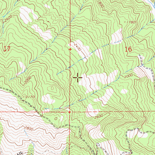 Topographic Map of Hayden Place (historical), CA