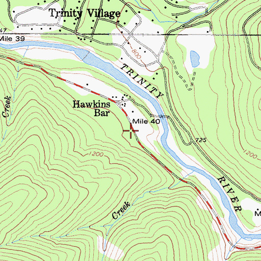 Topographic Map of Ironsides Museum, CA