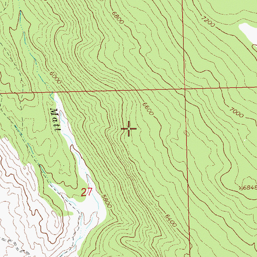 Topographic Map of Airborne Anomaly 56-11 Mine, CO
