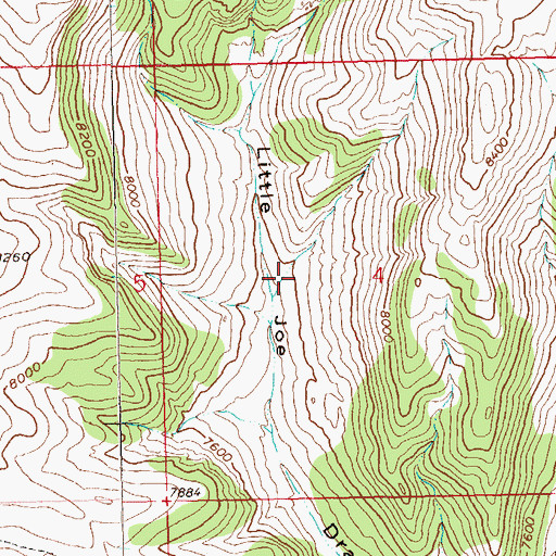 Topographic Map of Queen Anne and Black Sioux Mine, CO