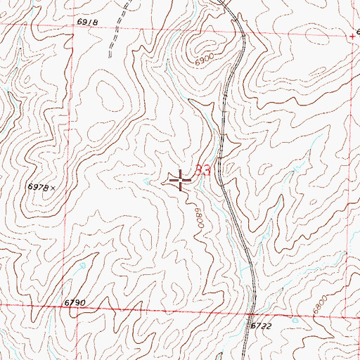 Topographic Map of Airborne Anomaly B17-105 Mine, CO