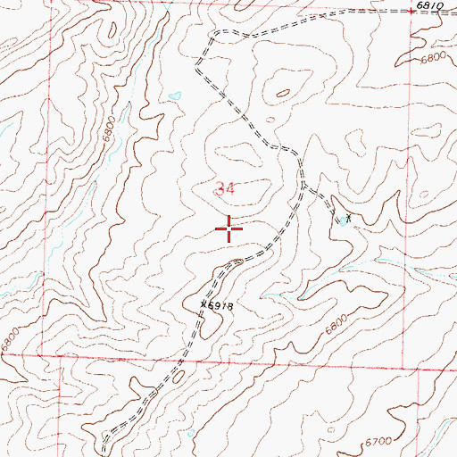 Topographic Map of Airborne Anomaly B17-106 Mine, CO