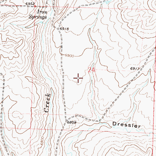 Topographic Map of Airborne Anomaly B17-117 Mine, CO