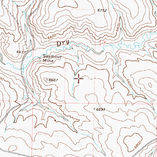 Topographic Map of Community Mine, CO
